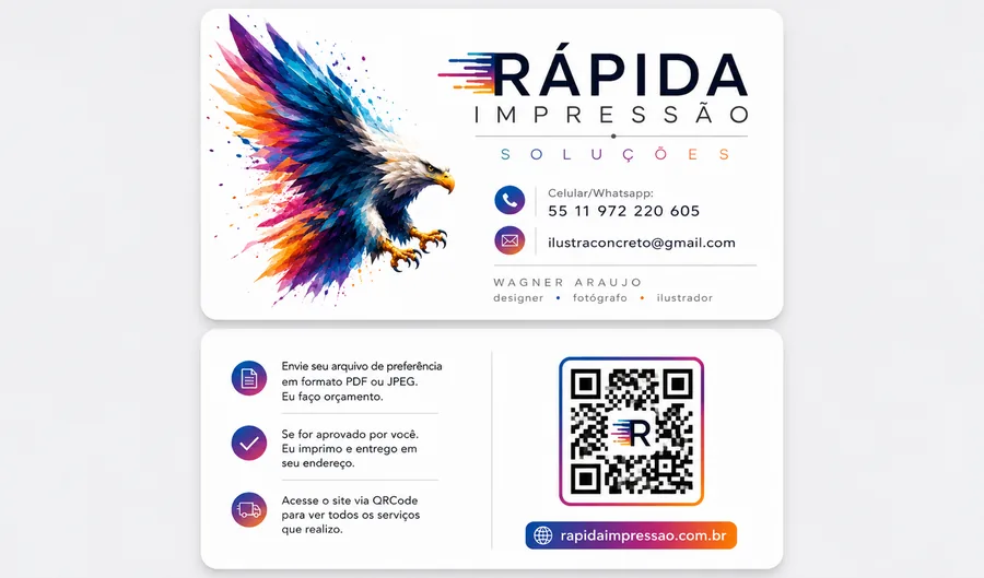 Cartão Rápida Impressão