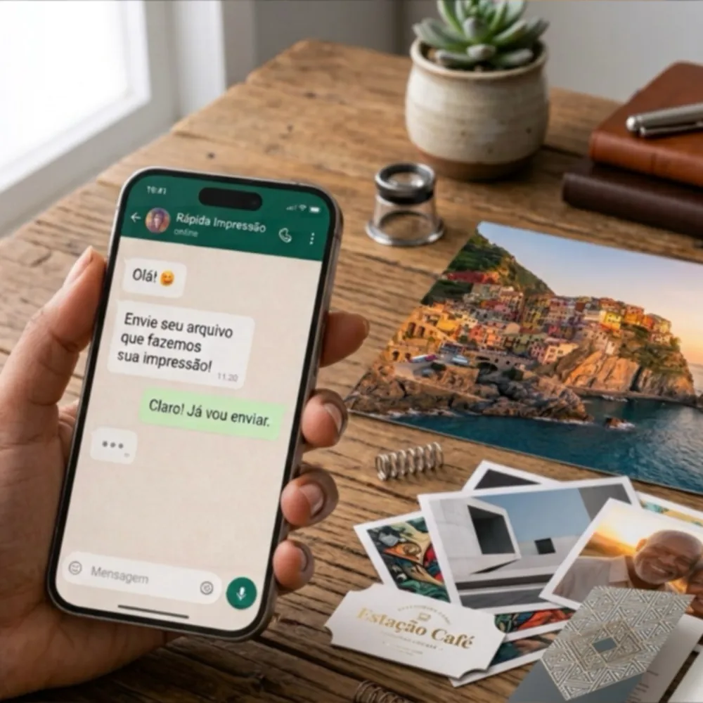 Envie pelo WhatsApp e receba sua impressão